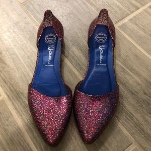 Jeffery Campbell Glitter Flats ✨✨